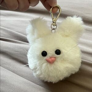 Bath & Body Works Fuzzy White Bunny PocketBac Holder